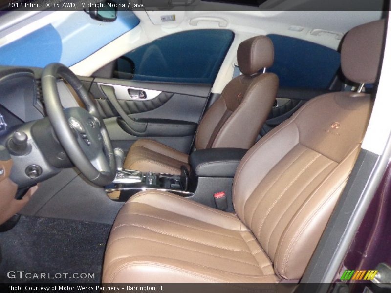 Midnight Mocha / Java 2012 Infiniti FX 35 AWD