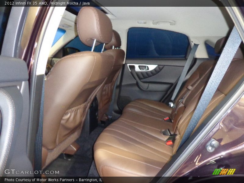 Midnight Mocha / Java 2012 Infiniti FX 35 AWD