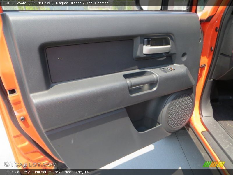 Magma Orange / Dark Charcoal 2013 Toyota FJ Cruiser 4WD