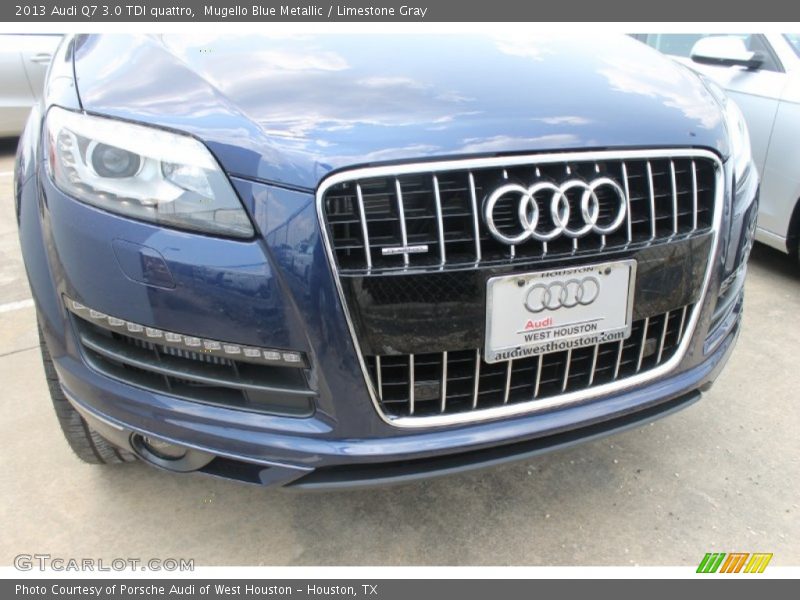 Mugello Blue Metallic / Limestone Gray 2013 Audi Q7 3.0 TDI quattro