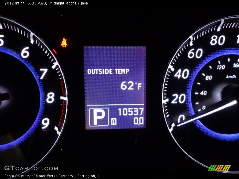 Midnight Mocha / Java 2012 Infiniti FX 35 AWD