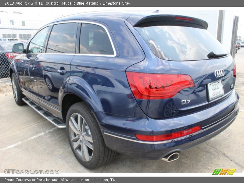Mugello Blue Metallic / Limestone Gray 2013 Audi Q7 3.0 TDI quattro