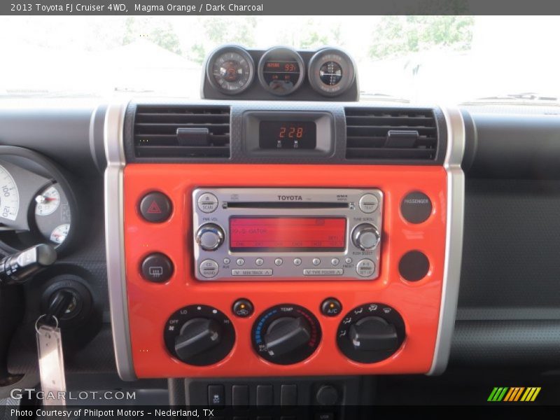 Magma Orange / Dark Charcoal 2013 Toyota FJ Cruiser 4WD