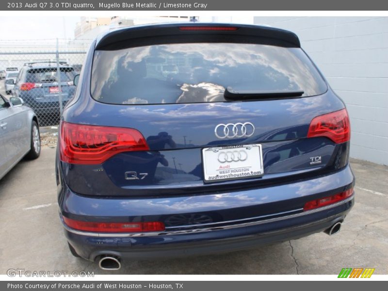 Mugello Blue Metallic / Limestone Gray 2013 Audi Q7 3.0 TDI quattro
