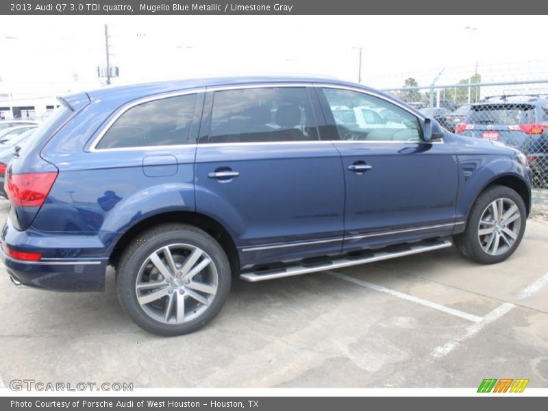 Mugello Blue Metallic / Limestone Gray 2013 Audi Q7 3.0 TDI quattro
