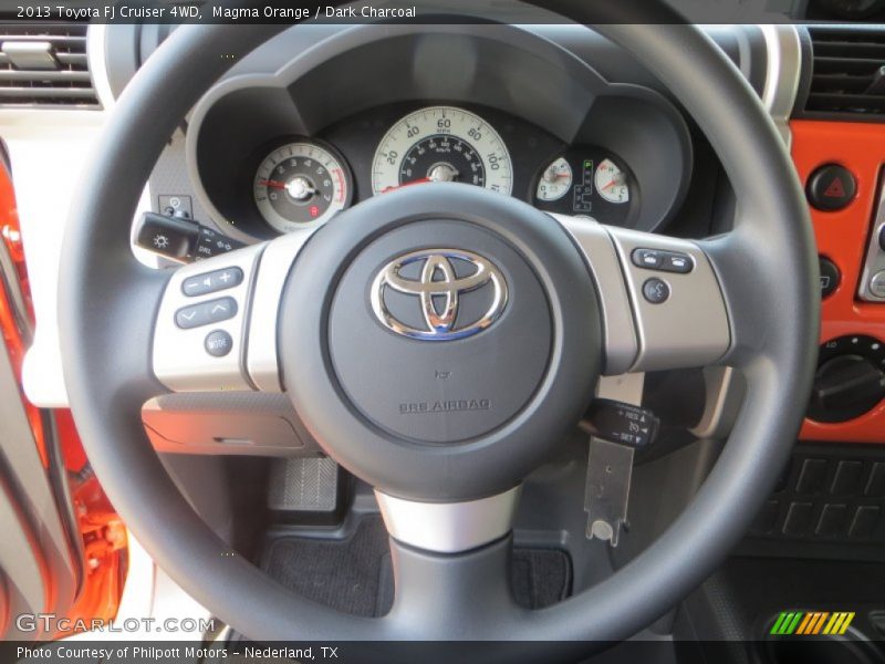 Magma Orange / Dark Charcoal 2013 Toyota FJ Cruiser 4WD