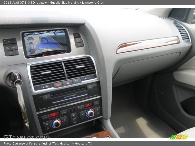 Mugello Blue Metallic / Limestone Gray 2013 Audi Q7 3.0 TDI quattro