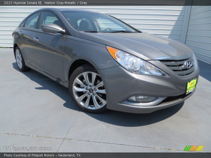 Harbor Gray Metallic / Gray 2013 Hyundai Sonata SE