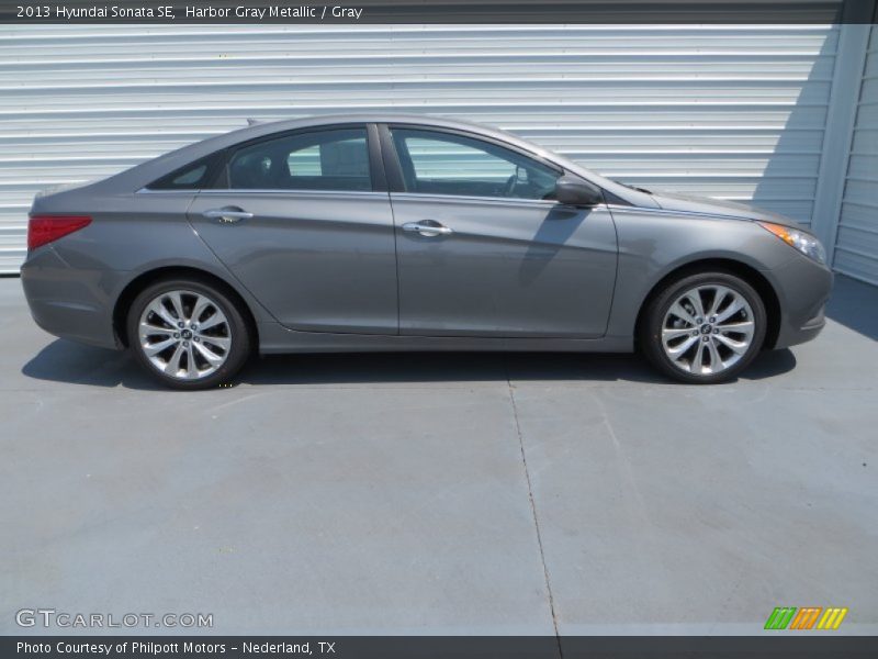 Harbor Gray Metallic / Gray 2013 Hyundai Sonata SE