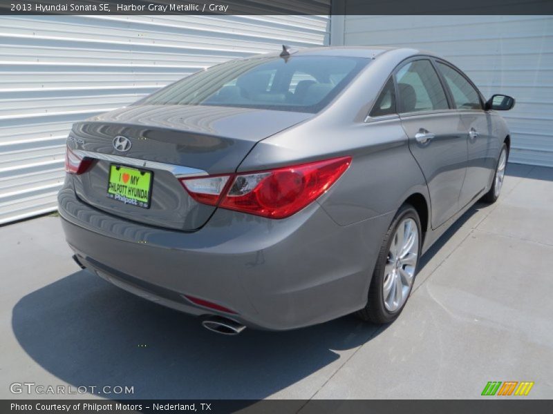 Harbor Gray Metallic / Gray 2013 Hyundai Sonata SE
