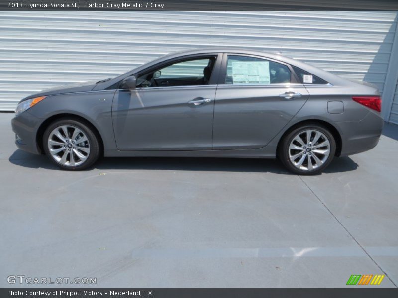 Harbor Gray Metallic / Gray 2013 Hyundai Sonata SE