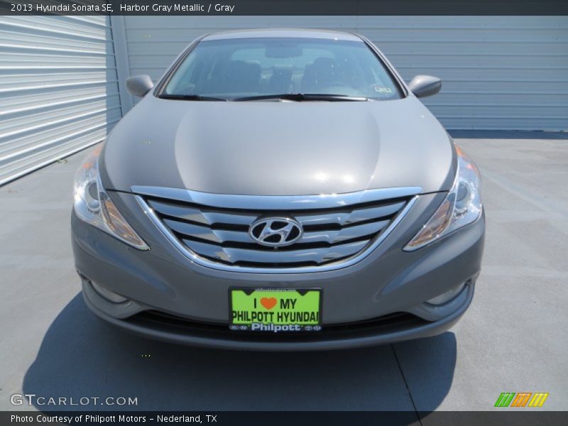 Harbor Gray Metallic / Gray 2013 Hyundai Sonata SE
