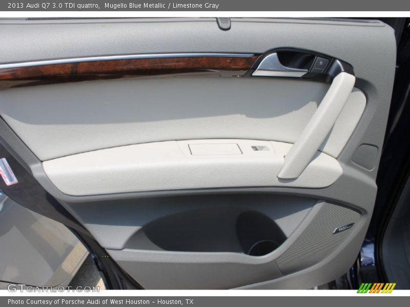 Mugello Blue Metallic / Limestone Gray 2013 Audi Q7 3.0 TDI quattro