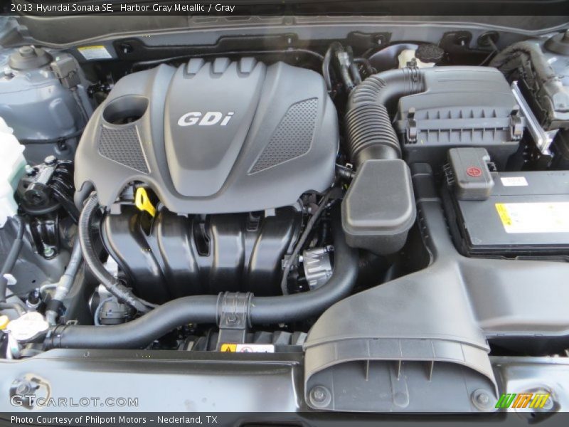 Harbor Gray Metallic / Gray 2013 Hyundai Sonata SE