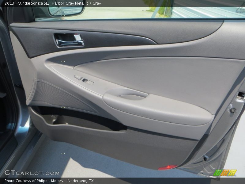 Harbor Gray Metallic / Gray 2013 Hyundai Sonata SE