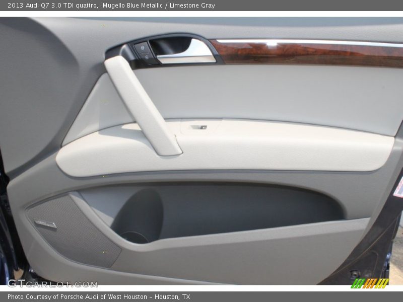 Mugello Blue Metallic / Limestone Gray 2013 Audi Q7 3.0 TDI quattro
