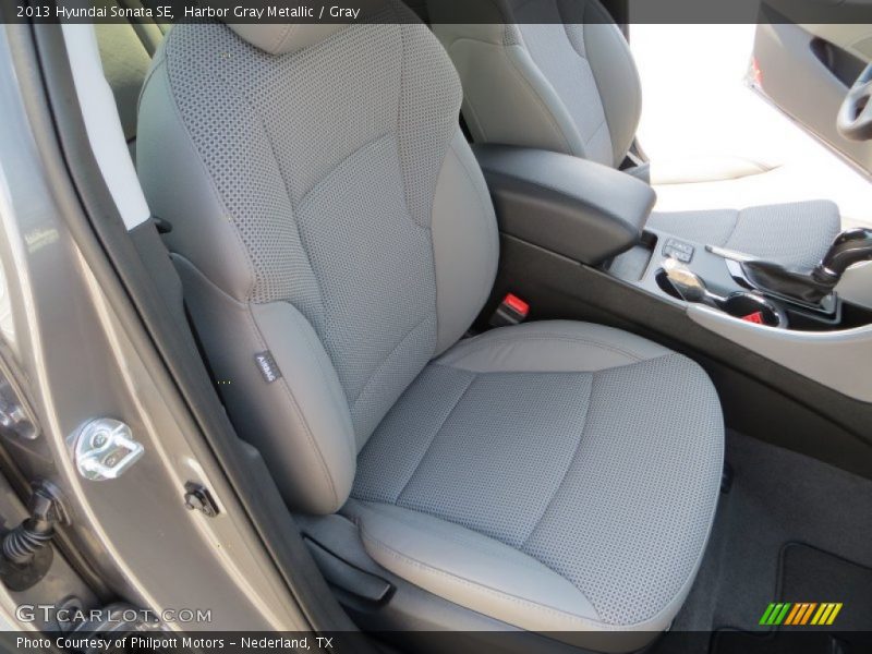Harbor Gray Metallic / Gray 2013 Hyundai Sonata SE