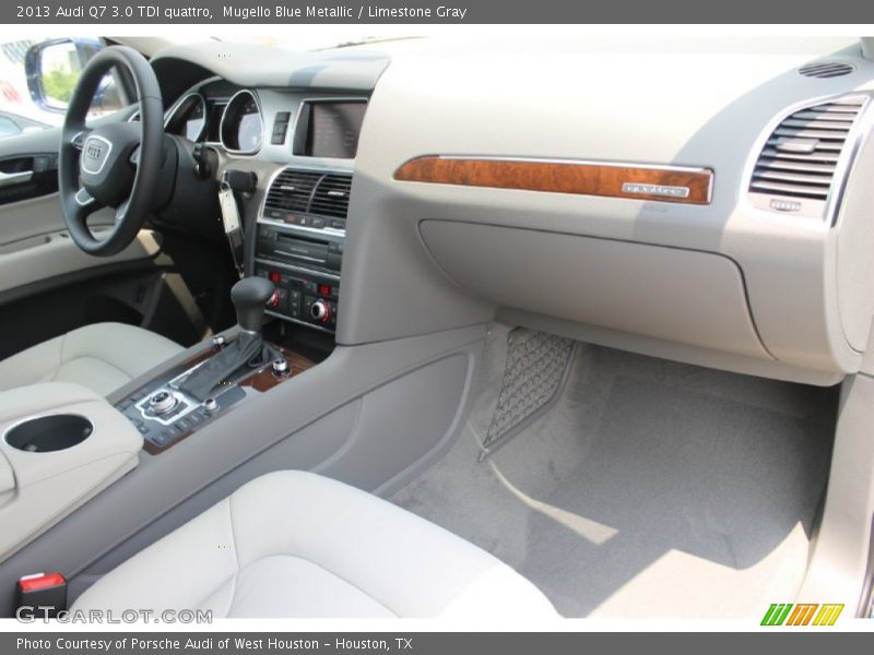 Mugello Blue Metallic / Limestone Gray 2013 Audi Q7 3.0 TDI quattro