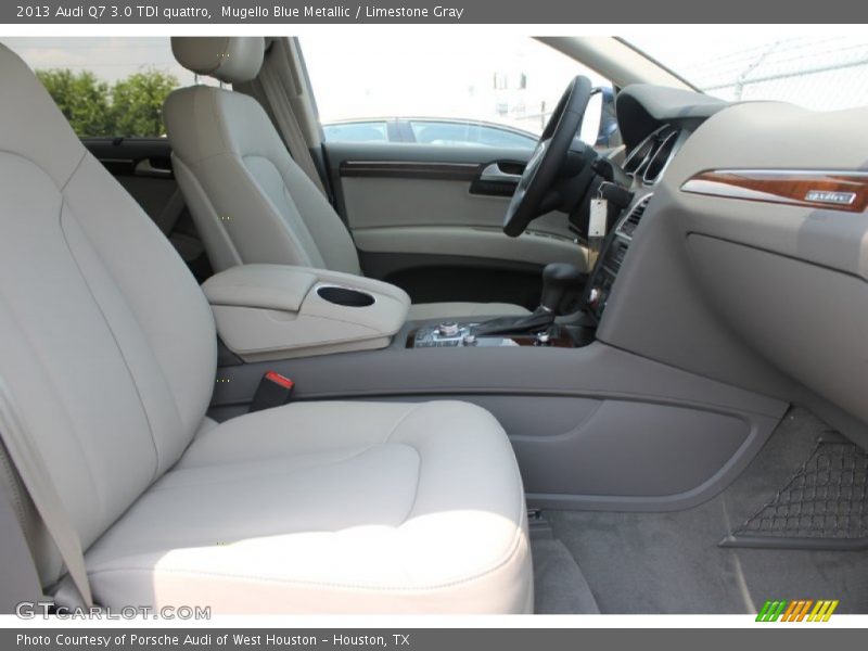 Mugello Blue Metallic / Limestone Gray 2013 Audi Q7 3.0 TDI quattro