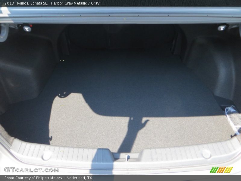 Harbor Gray Metallic / Gray 2013 Hyundai Sonata SE
