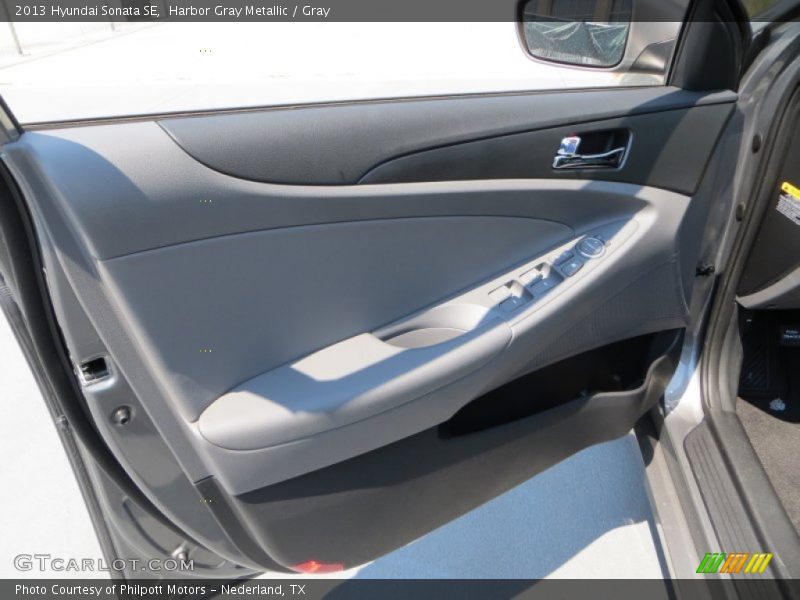 Harbor Gray Metallic / Gray 2013 Hyundai Sonata SE