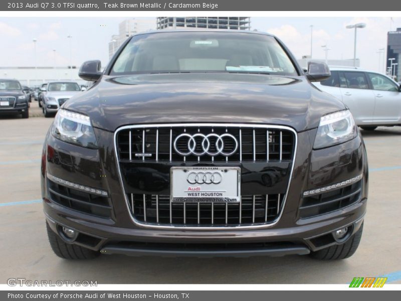 Teak Brown Metallic / Cardamom Beige 2013 Audi Q7 3.0 TFSI quattro