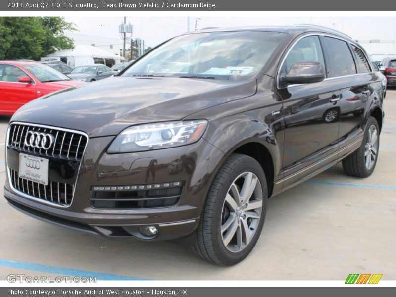 Teak Brown Metallic / Cardamom Beige 2013 Audi Q7 3.0 TFSI quattro