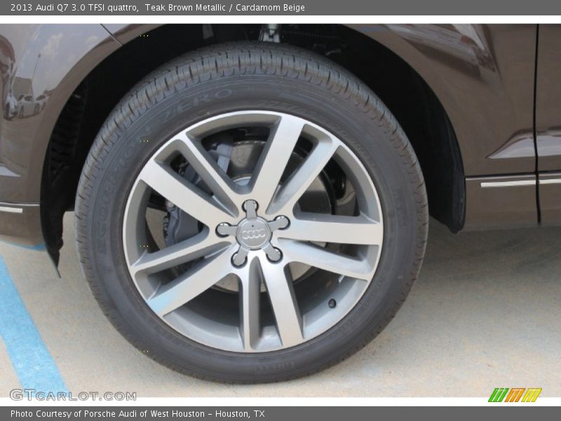 Teak Brown Metallic / Cardamom Beige 2013 Audi Q7 3.0 TFSI quattro
