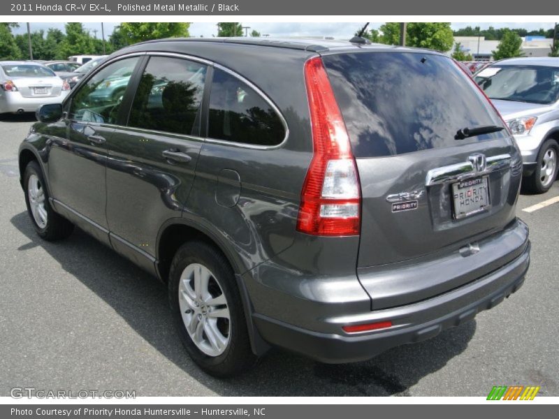 Polished Metal Metallic / Black 2011 Honda CR-V EX-L