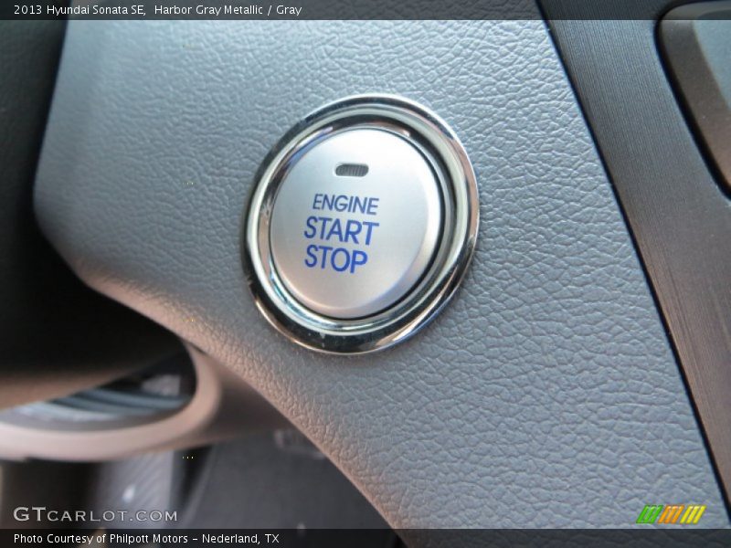 Harbor Gray Metallic / Gray 2013 Hyundai Sonata SE