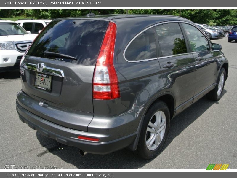 Polished Metal Metallic / Black 2011 Honda CR-V EX-L