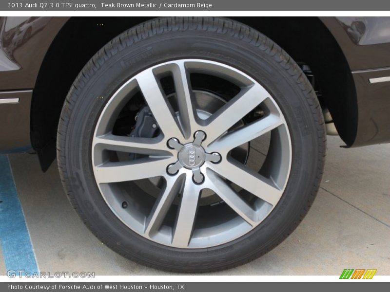 Teak Brown Metallic / Cardamom Beige 2013 Audi Q7 3.0 TFSI quattro