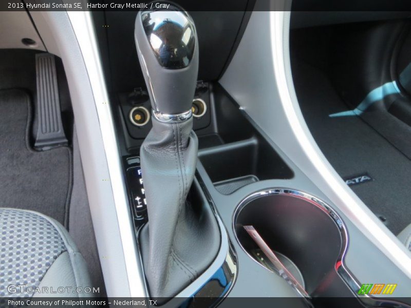 Harbor Gray Metallic / Gray 2013 Hyundai Sonata SE