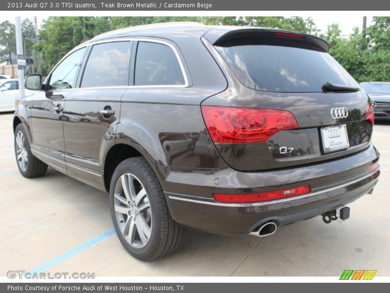 Teak Brown Metallic / Cardamom Beige 2013 Audi Q7 3.0 TFSI quattro