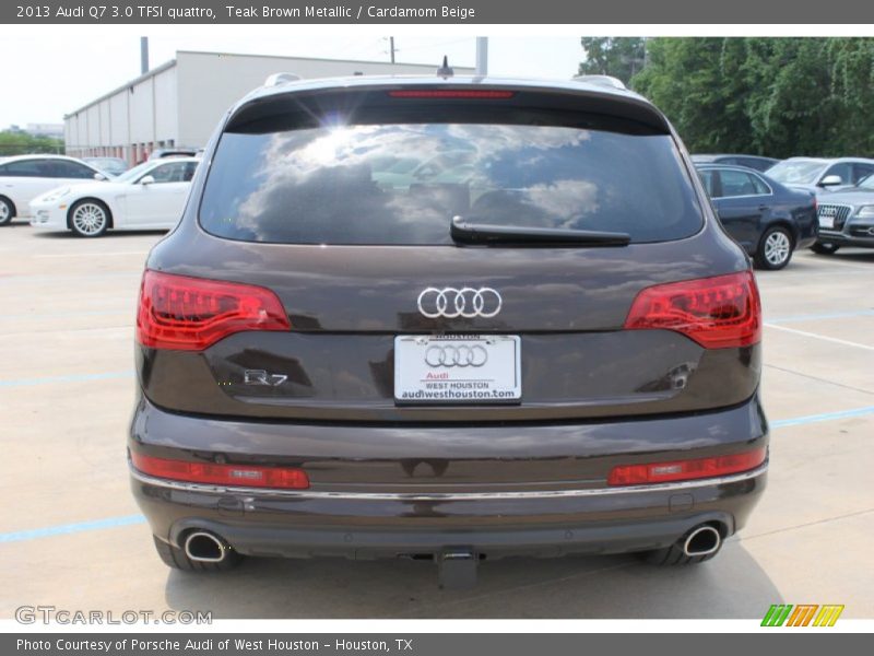 Teak Brown Metallic / Cardamom Beige 2013 Audi Q7 3.0 TFSI quattro