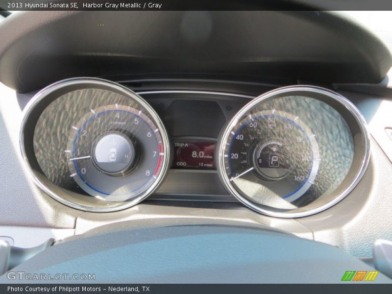 Harbor Gray Metallic / Gray 2013 Hyundai Sonata SE