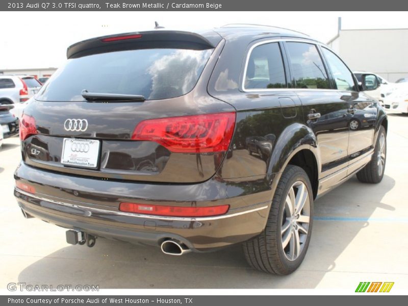 Teak Brown Metallic / Cardamom Beige 2013 Audi Q7 3.0 TFSI quattro