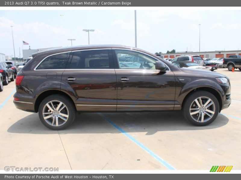 Teak Brown Metallic / Cardamom Beige 2013 Audi Q7 3.0 TFSI quattro