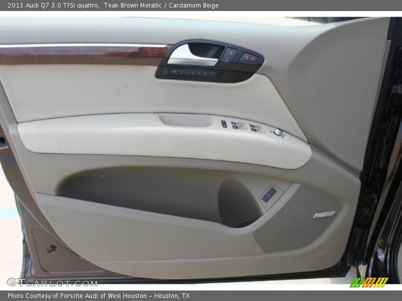 Teak Brown Metallic / Cardamom Beige 2013 Audi Q7 3.0 TFSI quattro