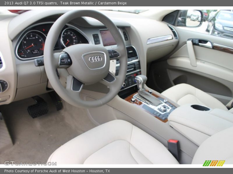 Teak Brown Metallic / Cardamom Beige 2013 Audi Q7 3.0 TFSI quattro