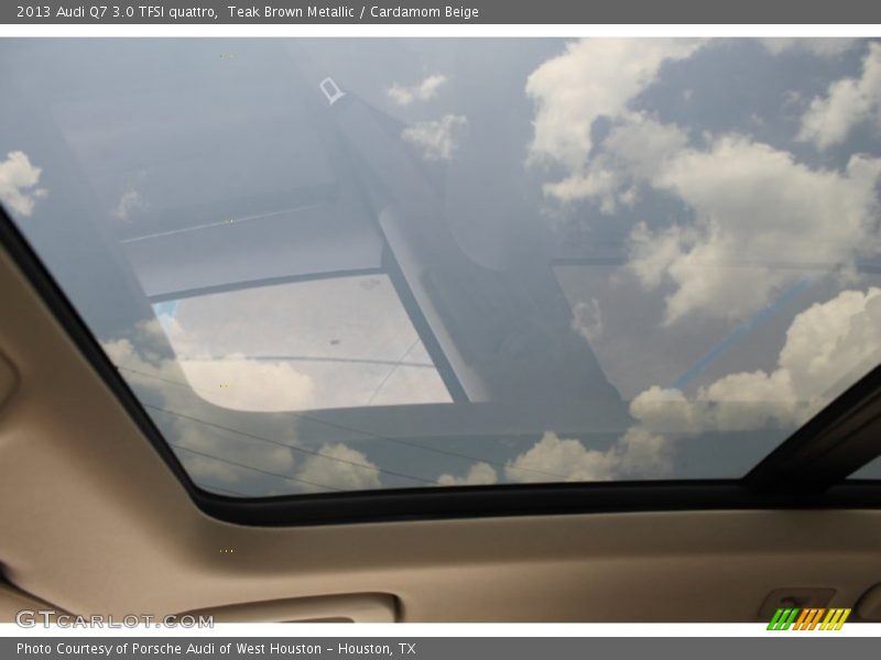 Teak Brown Metallic / Cardamom Beige 2013 Audi Q7 3.0 TFSI quattro