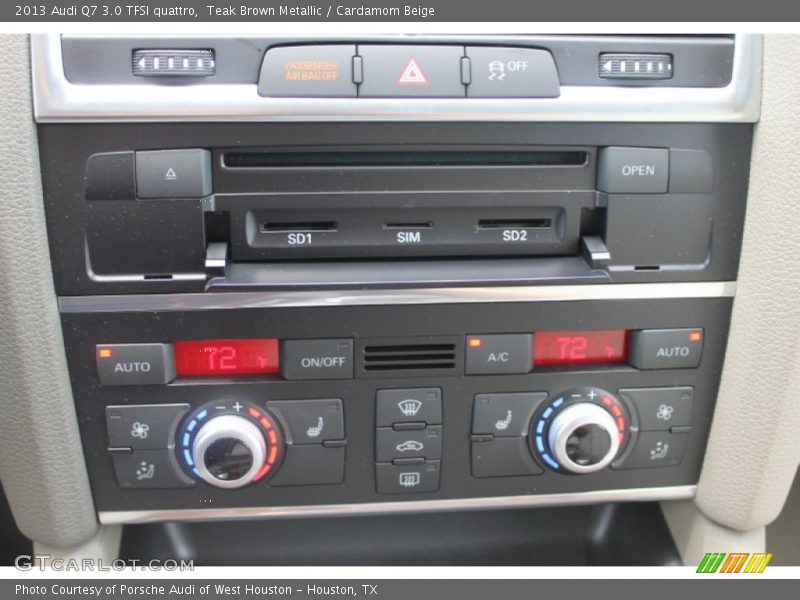 Teak Brown Metallic / Cardamom Beige 2013 Audi Q7 3.0 TFSI quattro