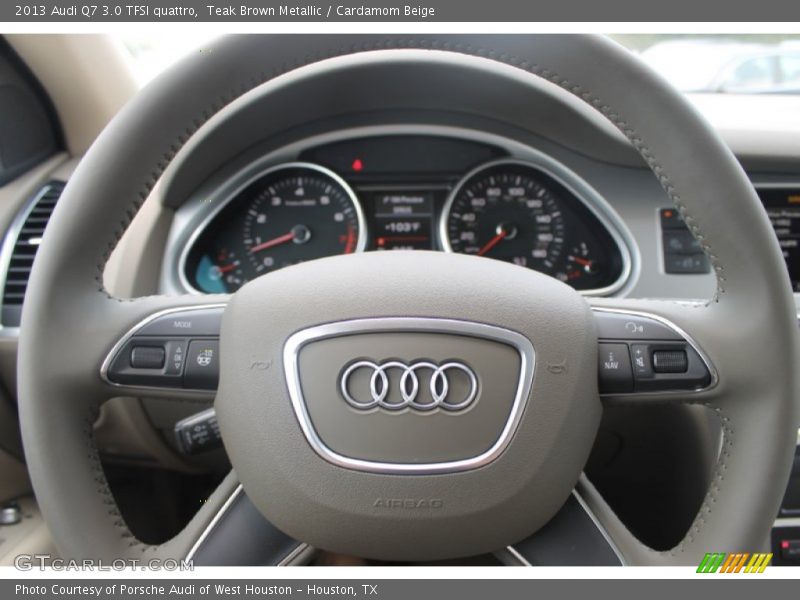 Teak Brown Metallic / Cardamom Beige 2013 Audi Q7 3.0 TFSI quattro