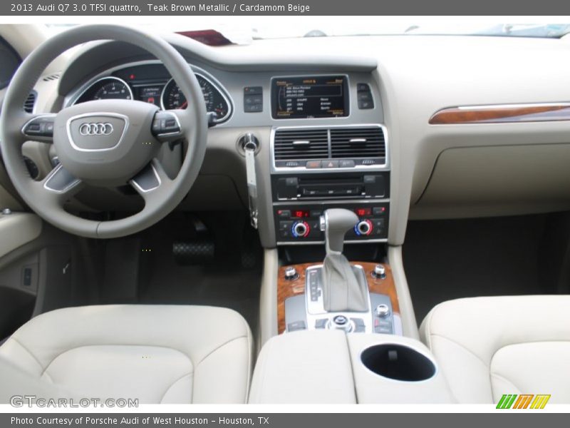 Teak Brown Metallic / Cardamom Beige 2013 Audi Q7 3.0 TFSI quattro