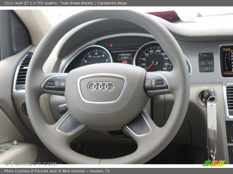 Teak Brown Metallic / Cardamom Beige 2013 Audi Q7 3.0 TFSI quattro