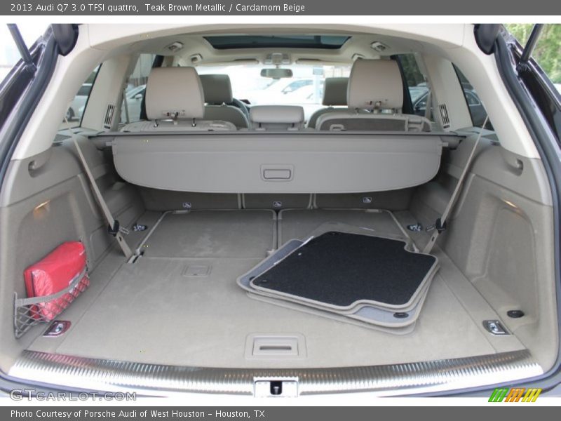 Teak Brown Metallic / Cardamom Beige 2013 Audi Q7 3.0 TFSI quattro