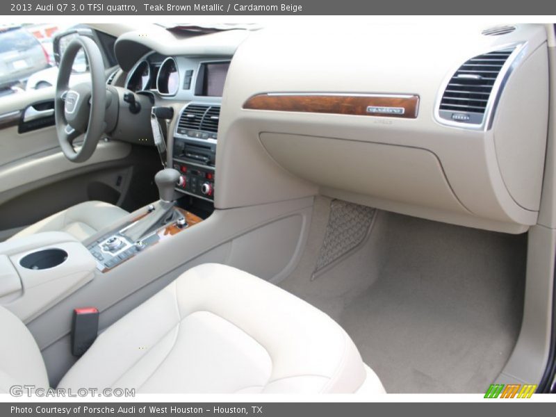 Teak Brown Metallic / Cardamom Beige 2013 Audi Q7 3.0 TFSI quattro