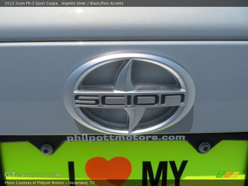 Argento Silver / Black/Red Accents 2013 Scion FR-S Sport Coupe
