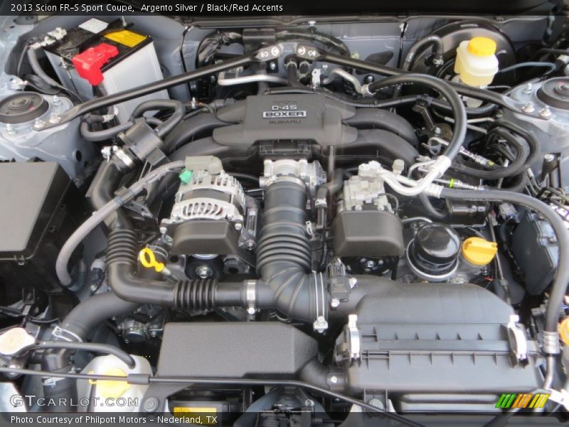  2013 FR-S Sport Coupe Engine - 2.0 Liter DOHC 16-Valve VVT D-4S Flat 4 Cylinder