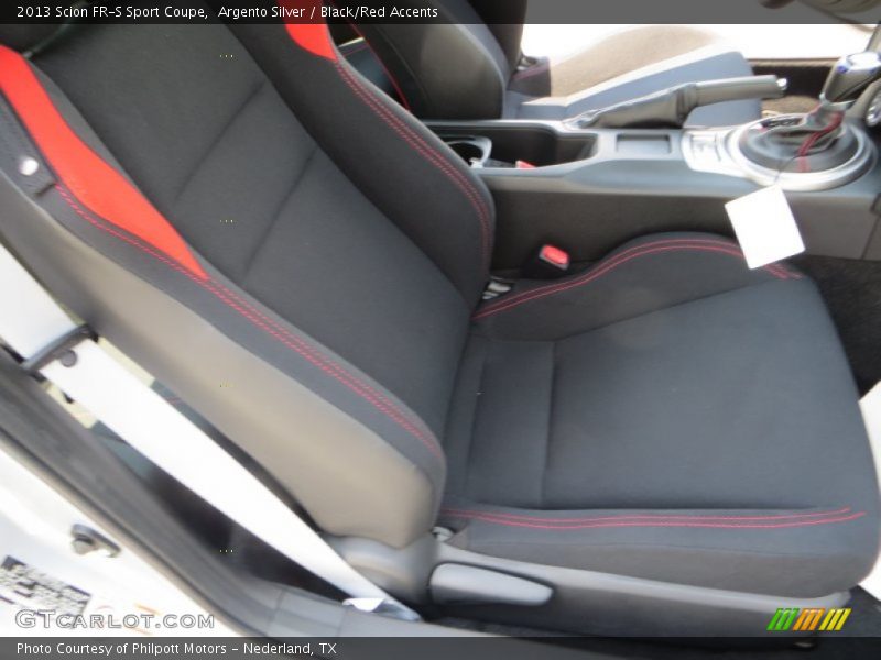 Front Seat of 2013 FR-S Sport Coupe